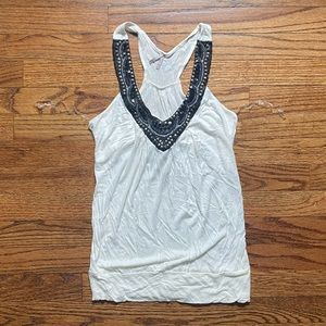Embroidered Tank Top